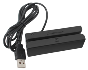 Xpower קורא מגנטי לכרטיס אשראי 2 צדדים בחיבור USB + נורה וצפצוף XPOWER