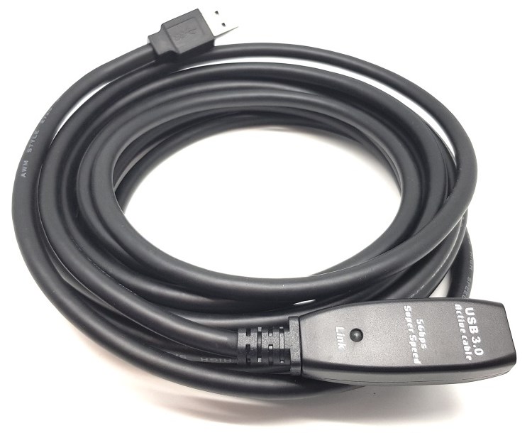 USB3.0 + IC POWER 5m Extension cable