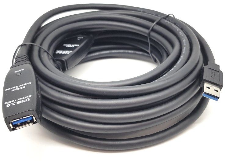 USB3.0 + IC POWER 10m Extension cable
