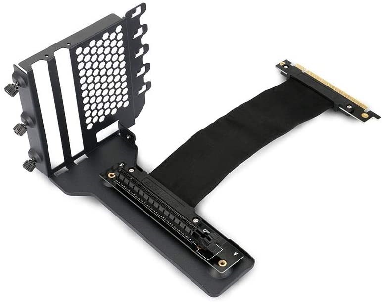 PHANTEKS Vertical GPU Bracket, 220 mm Flatline PCI-E x16 Riser Cable kit