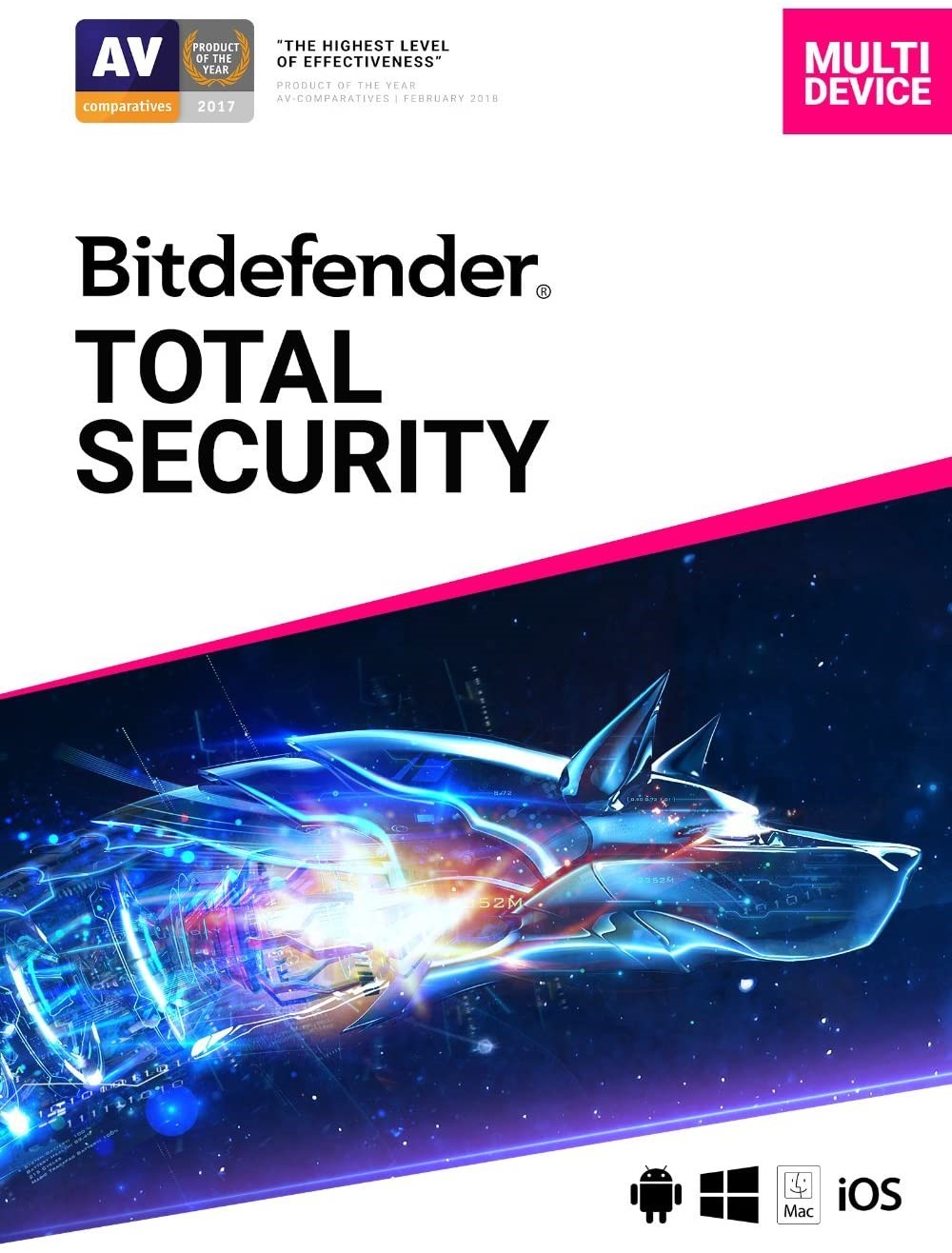 BitDefender Anti Virus total security 10 Devices 1Year