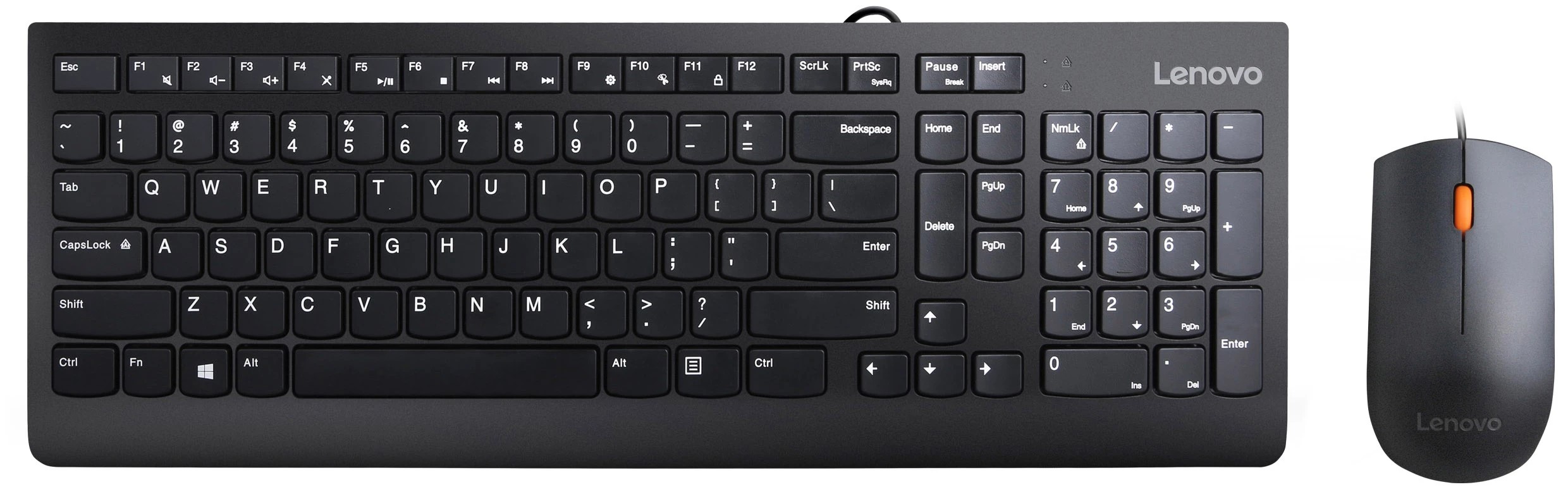 Lenovo 300 USB Combo Keyboard and Mouse Wired