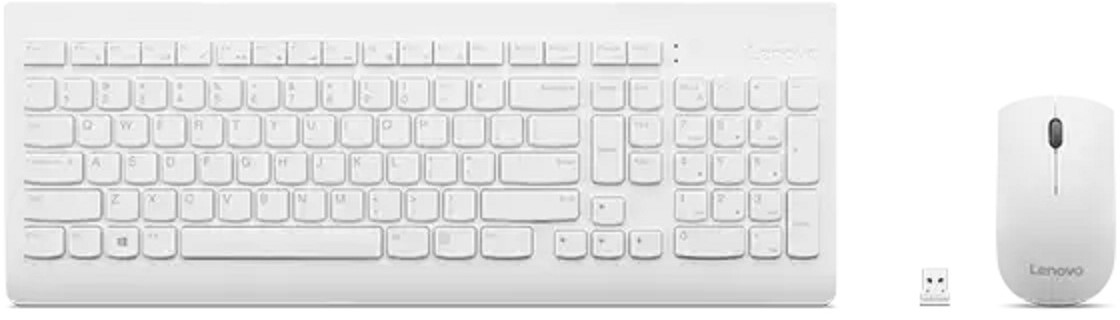 Lenovo 510 Wireless Combo Keyboard & Mouse White