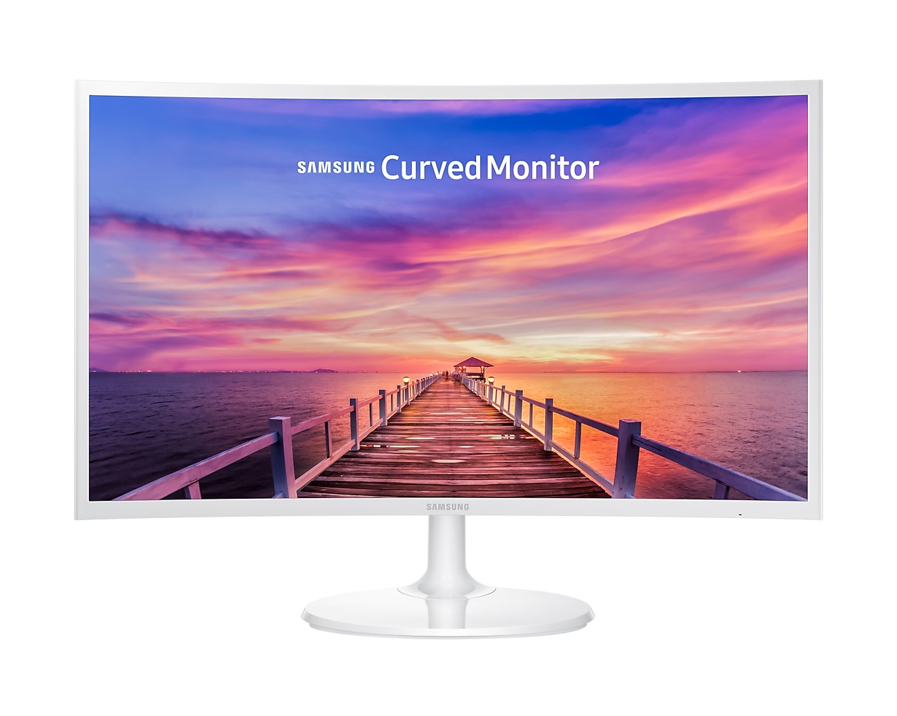 SAMSUNG 27" CURVED C27F391FHR/White