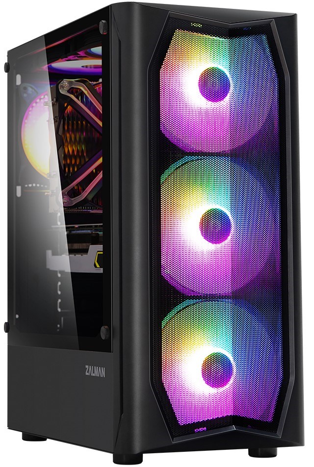 CASE ZALMAN N4 REV.1 Mid Tower RGB Tempered Glass