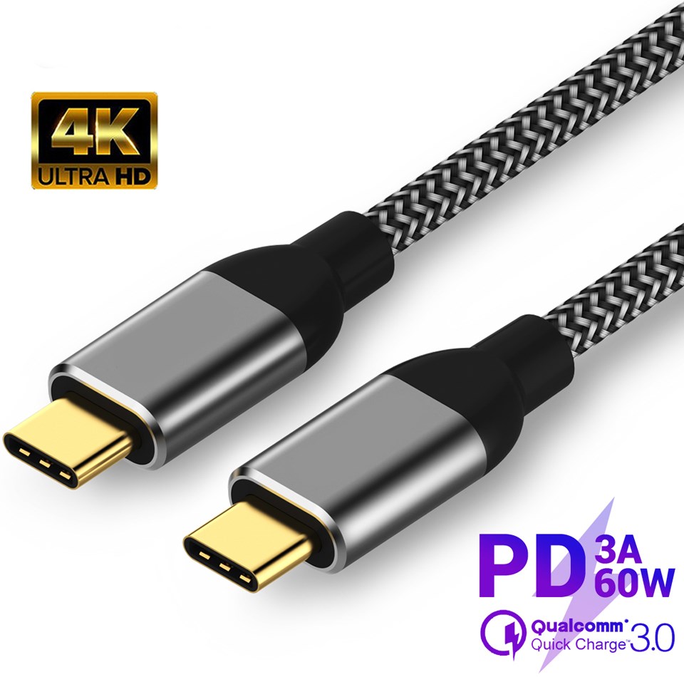 CABLE USB3.1 TYPE-C TO TYPE-C 2M 100W 10Gb PROTEC