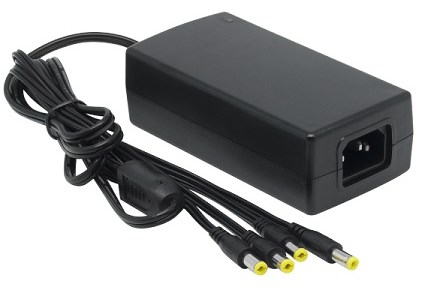 12V 5A ספק כח שולחני כולל 4 יציאות