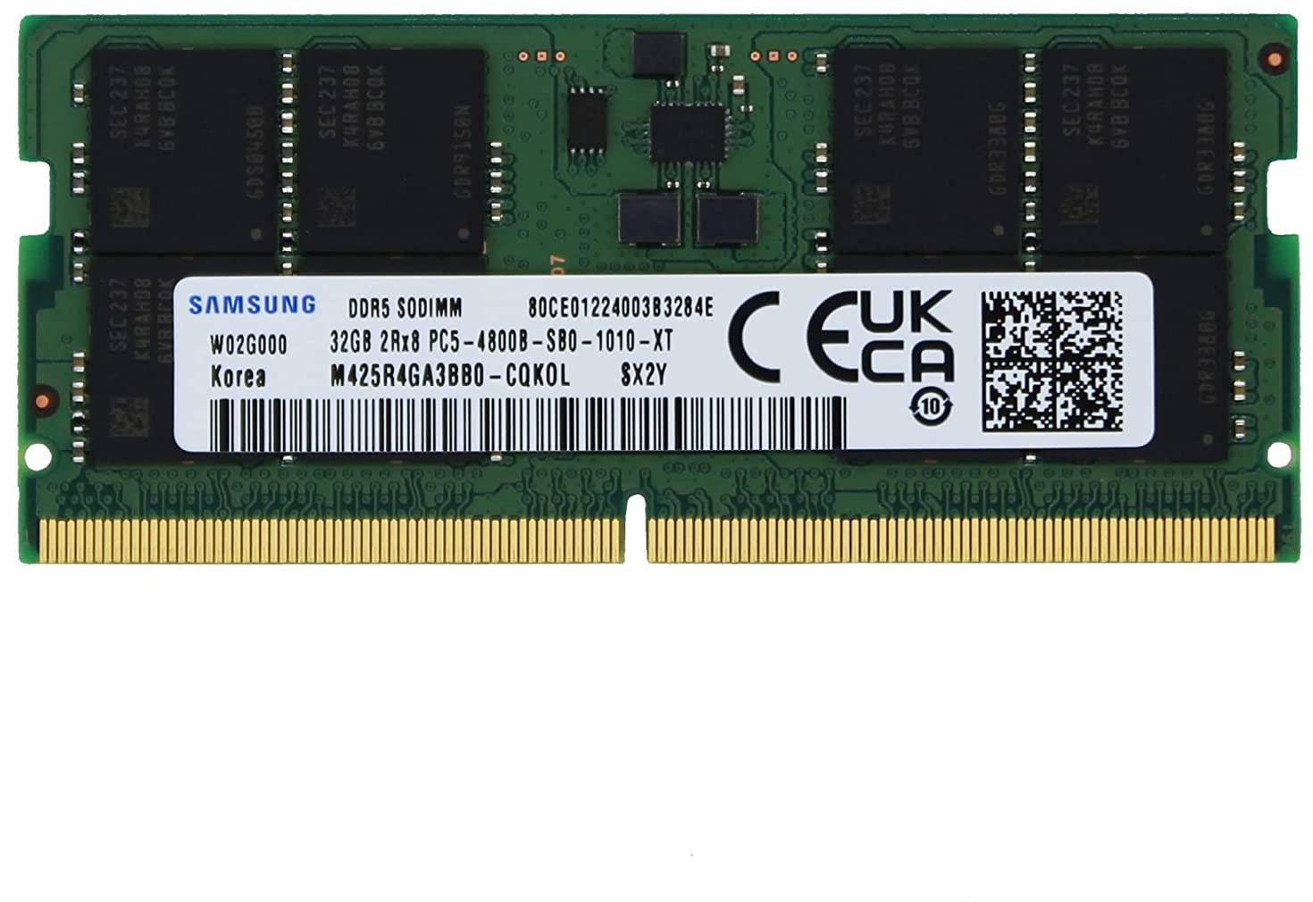32GB SODIMM DDR5 4800Mhz Non ECC