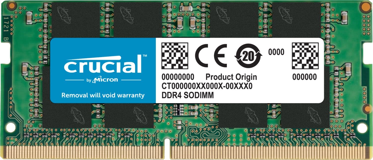 16GB SODIMM DDR4 3200Mhz Crucial