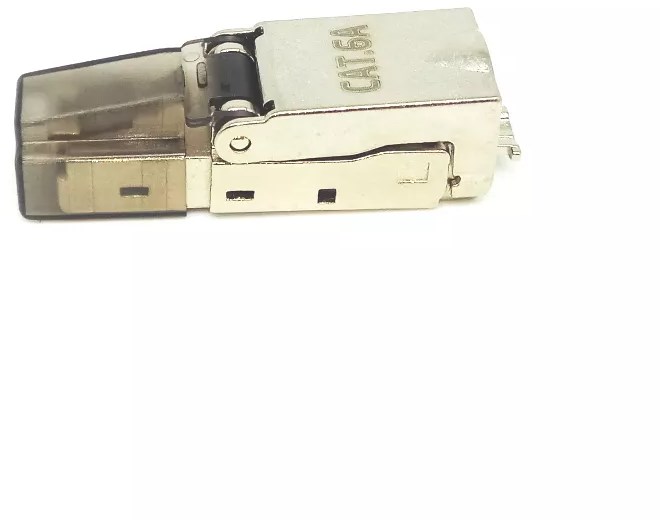 CAT6A/CAT7 זכר RJ45 Toolless קונקטור לחיצה ללא כלים