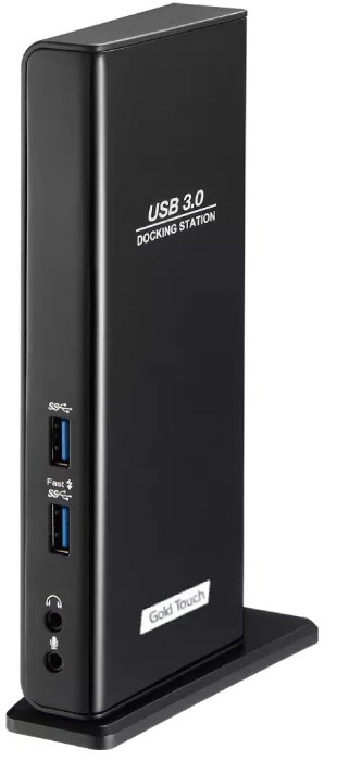 USB3.0 Type A/C dual display docking station