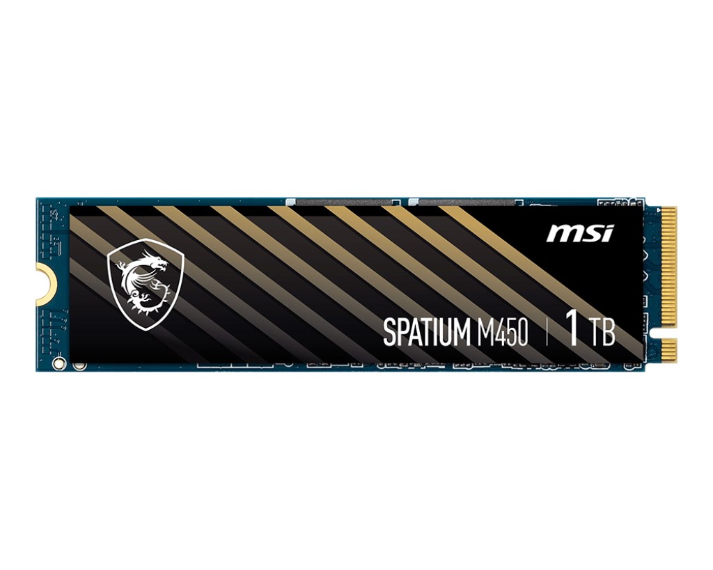 MSI SSD 1TB SPATIUM M450 PCIe 4.0 NVMe M.2 2280 5Y