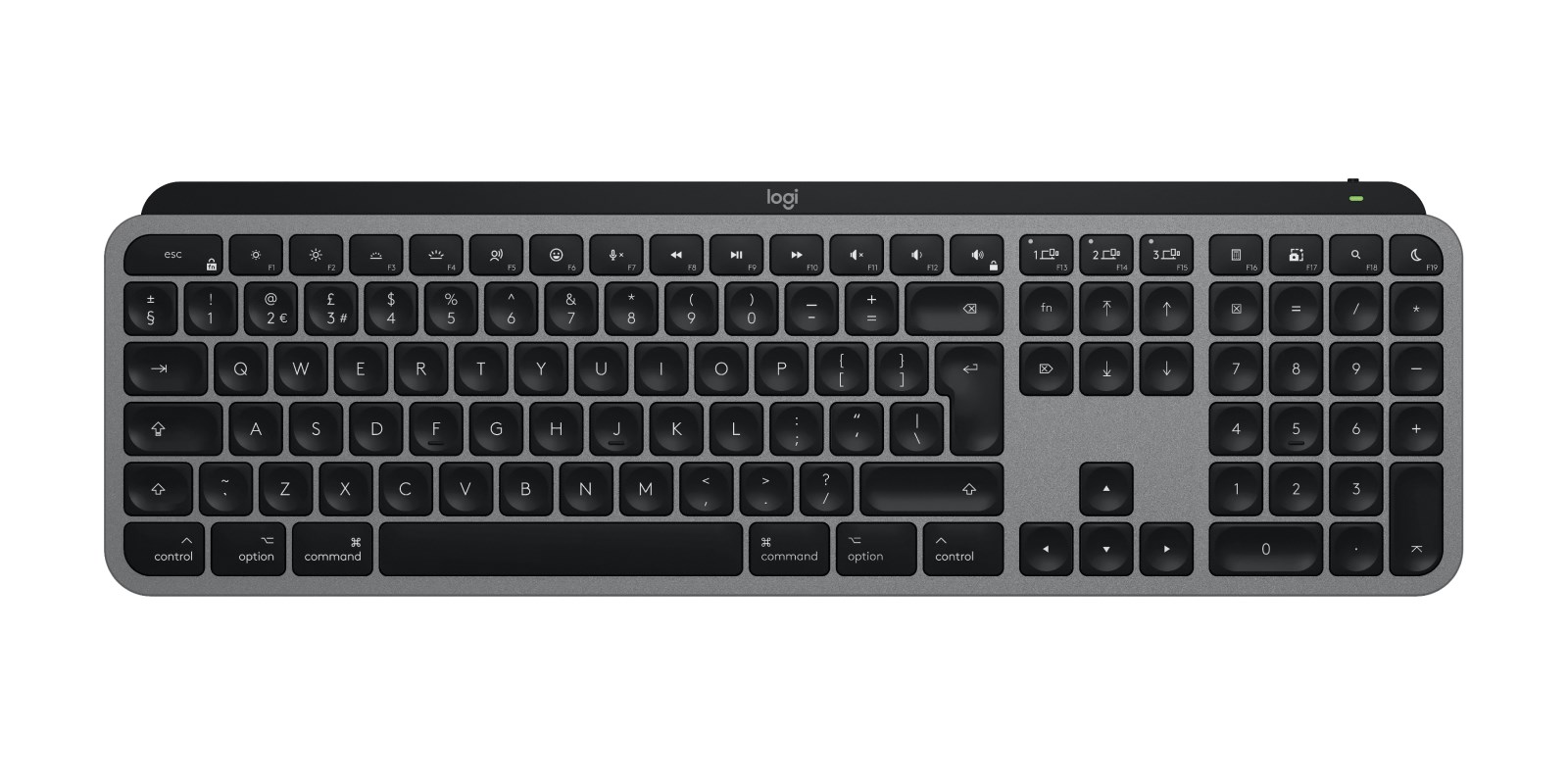 Logitech MX Keys S Wireless Keyboard For Mac Space Gray
