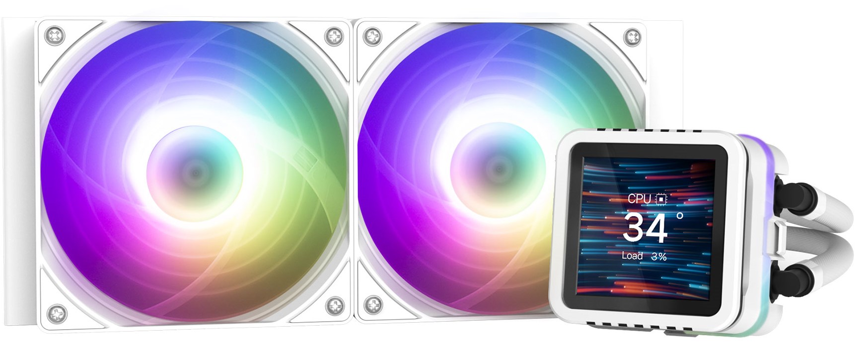 ZALMAN ALPHA 2 DS A24 White LIQUID COOLER 240 MM