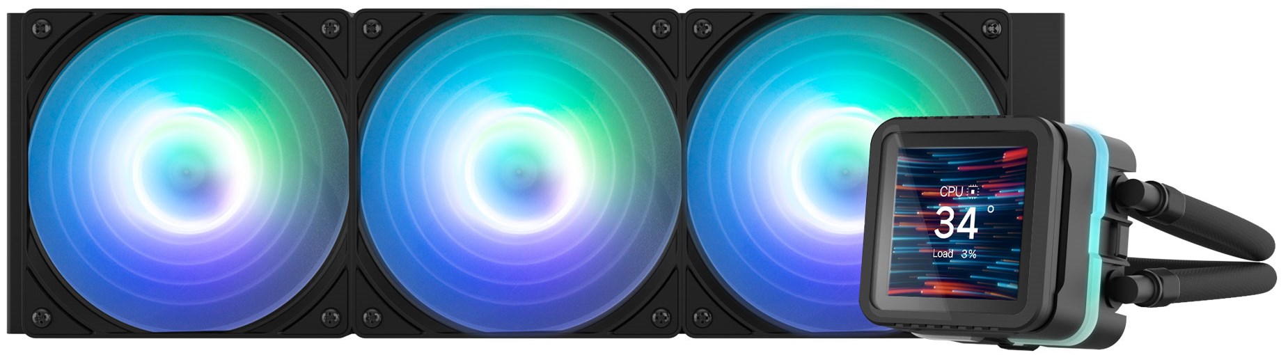 ZALMAN ALPHA 2 DS A36 Black LIQUID COOLER 360 MM