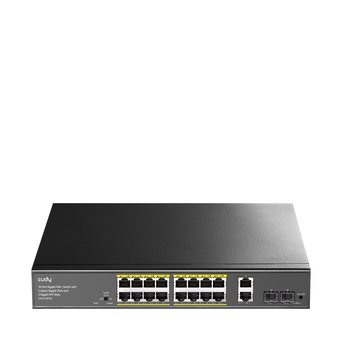 SWITCH 16-PORT Gigabit PoE+ GS1018PS2 Cudy