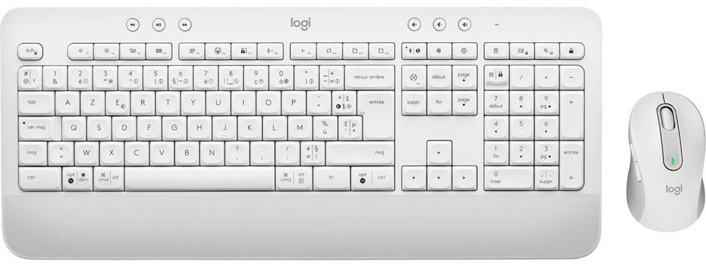 Logitech Wireless Combo For Business MK650 off-white