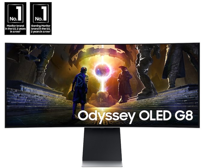 SAMSUNG 34" SMART OLED Odyssey G8 S34DG852SM 175Hz/0.03ms