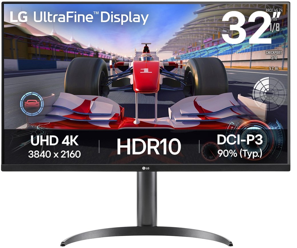 LG 32" 4K UHD HDR Monitor with Adjustable Stand and Speakers