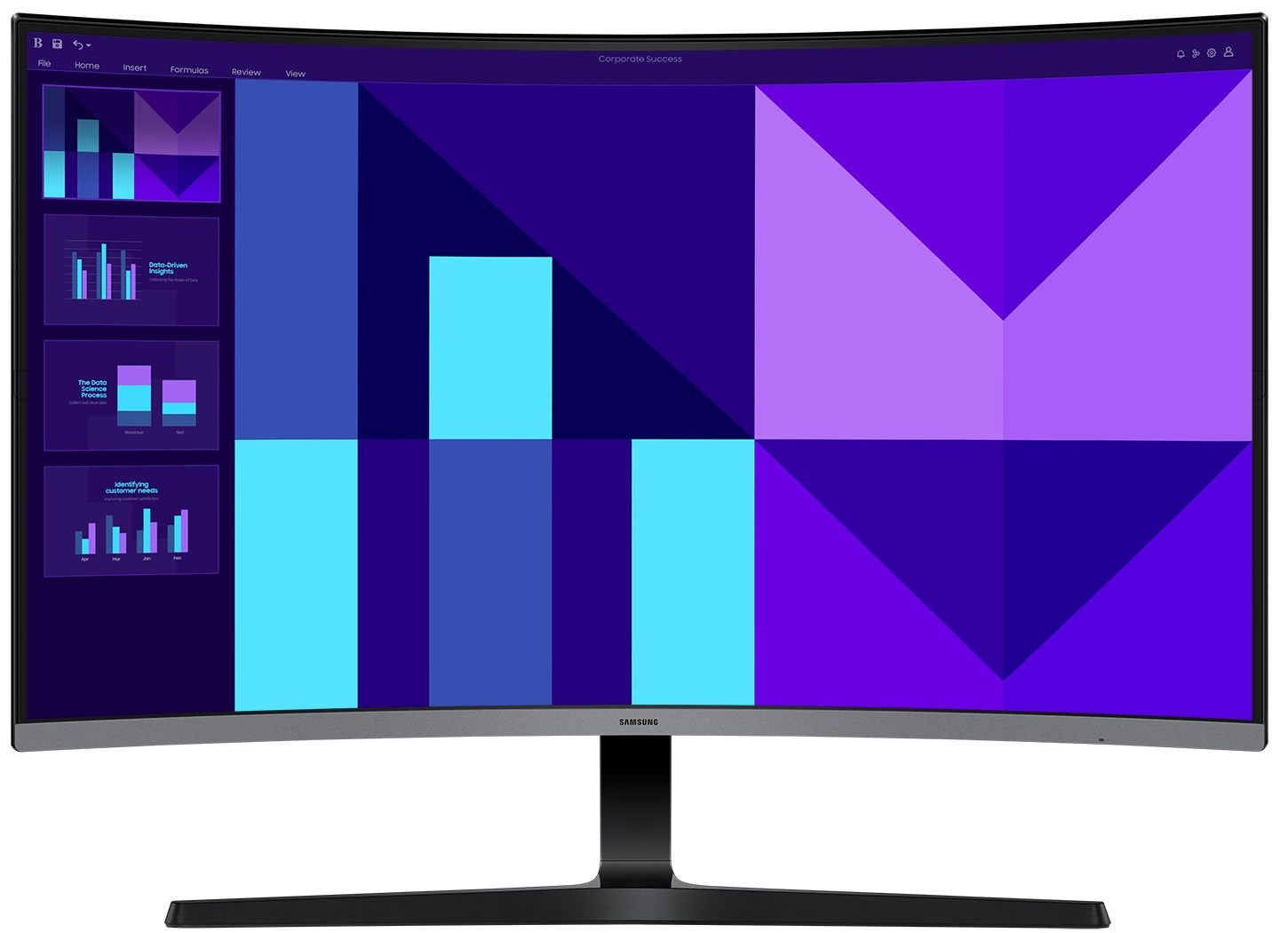 SAMSUNG 32" Essential S3 FHD Curved Gaming 100Hz/D-Sub/HDMI