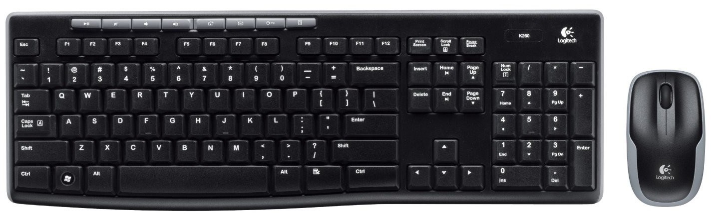 Logitech Wireless Desktop MK270 - Arabic