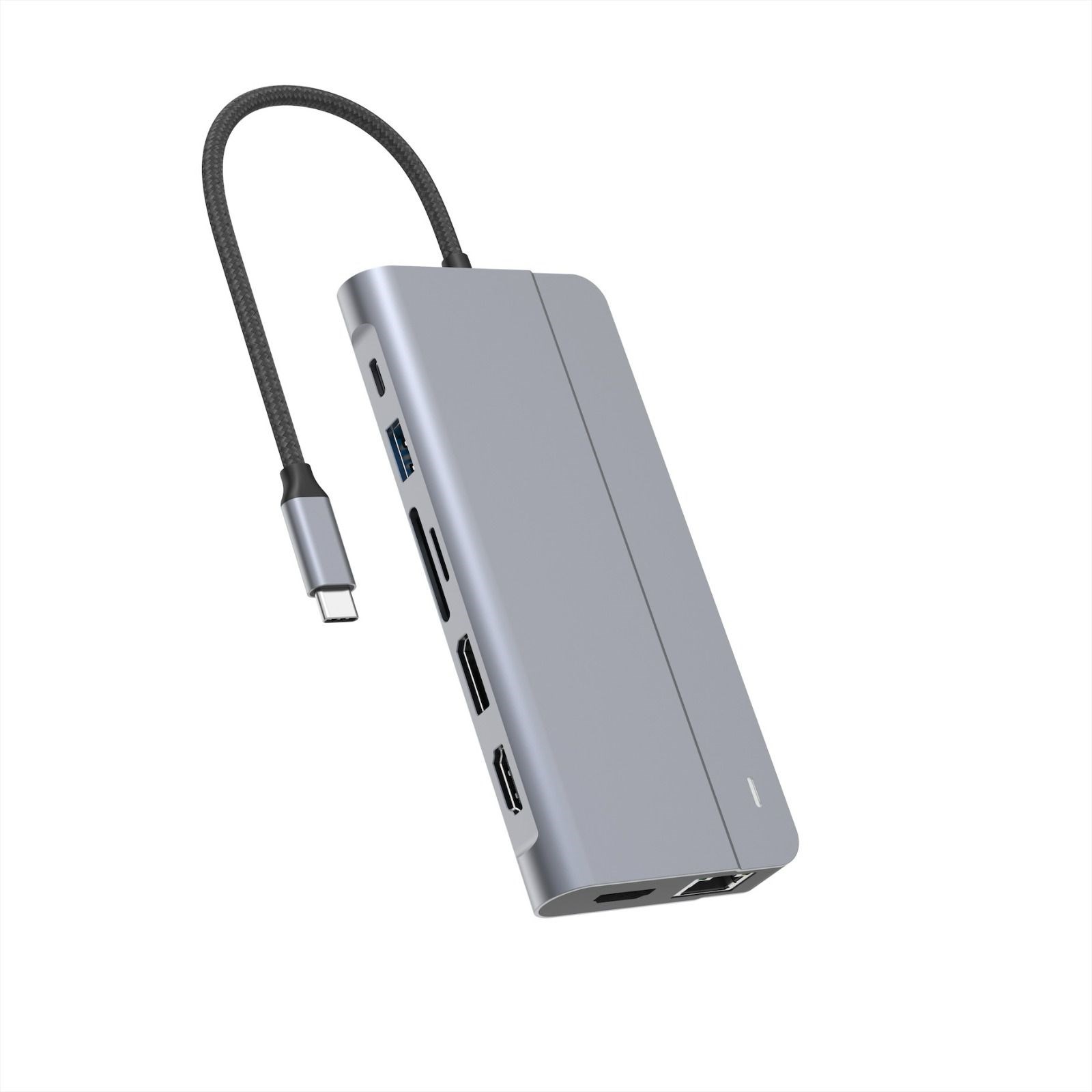Protec 14-in-1 DM515 USB-C Hub HDMI ×2, DP, USB ×3, LAN Docking