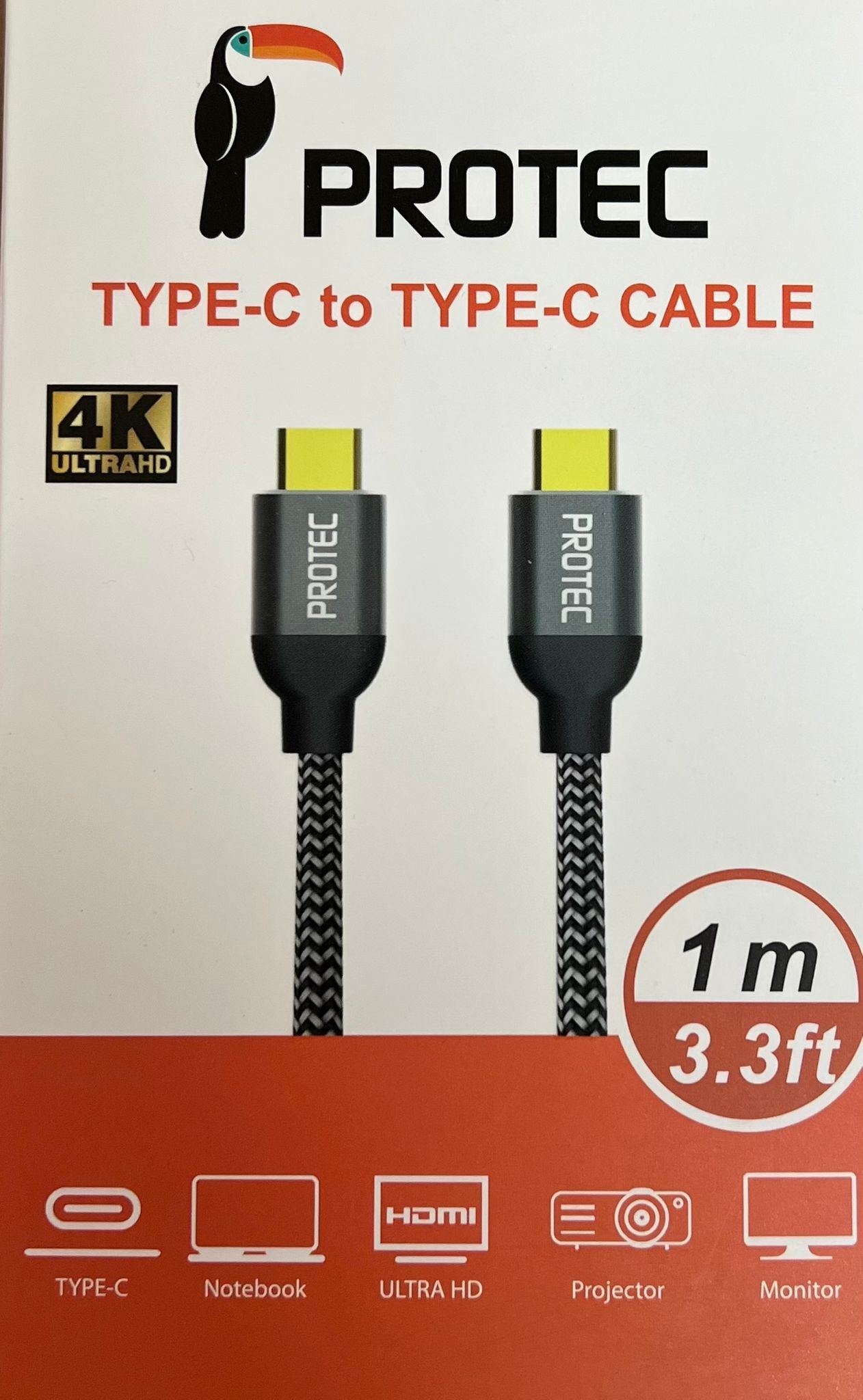 USB3.1 TYPE-C TO TYPE-C 100W 10Gb CABLE 1M