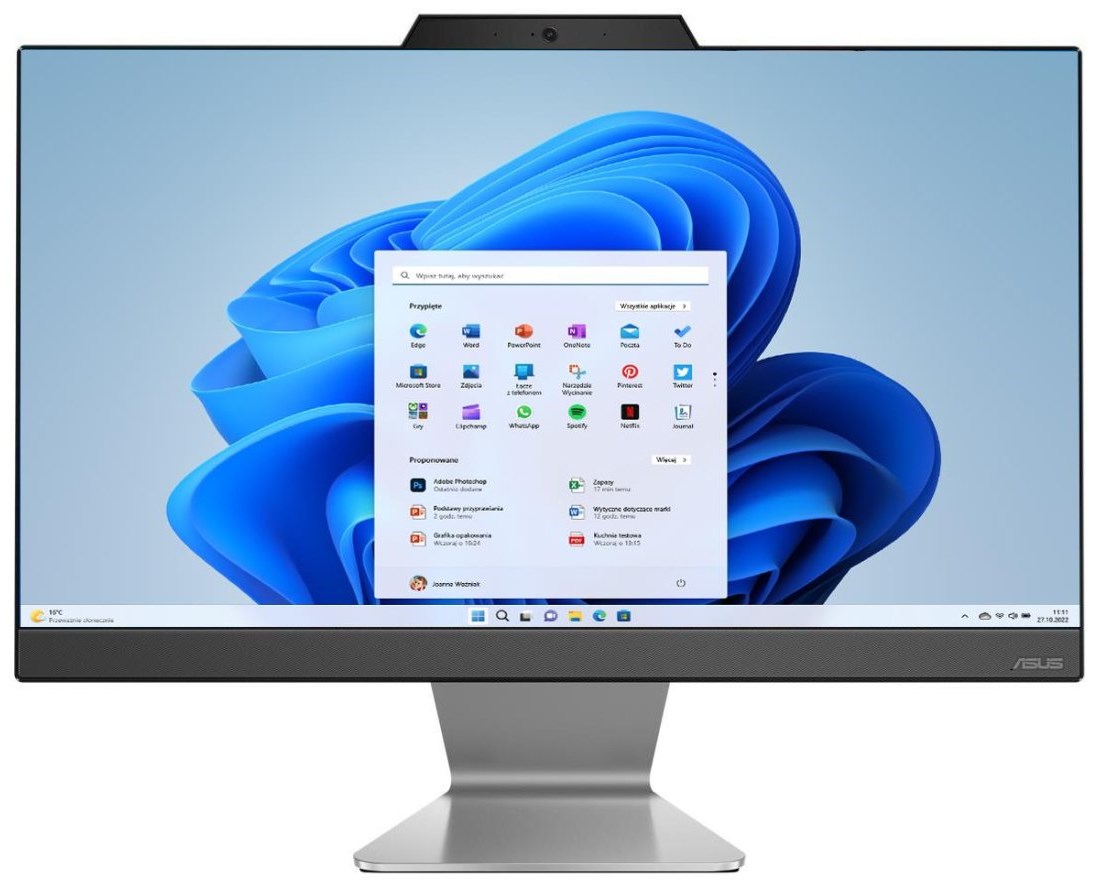 Asus AIO 24" CORE 7 150U/16GB/512GB SSD/FD/Black