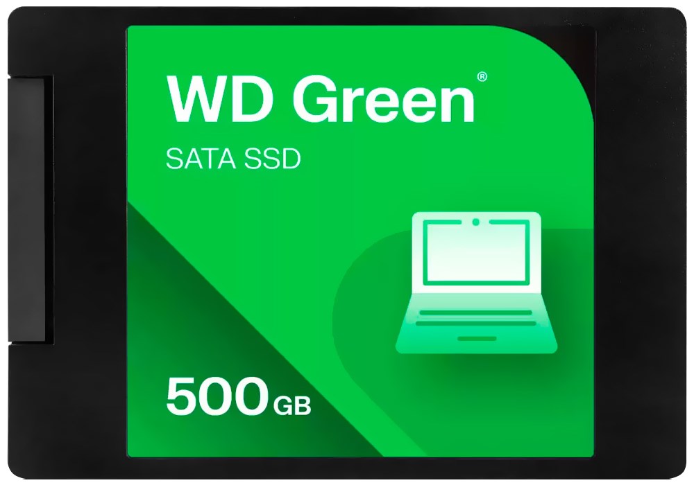 WD Green 2.5"/7 mm cased SSD 500GB WDS500G5G0A