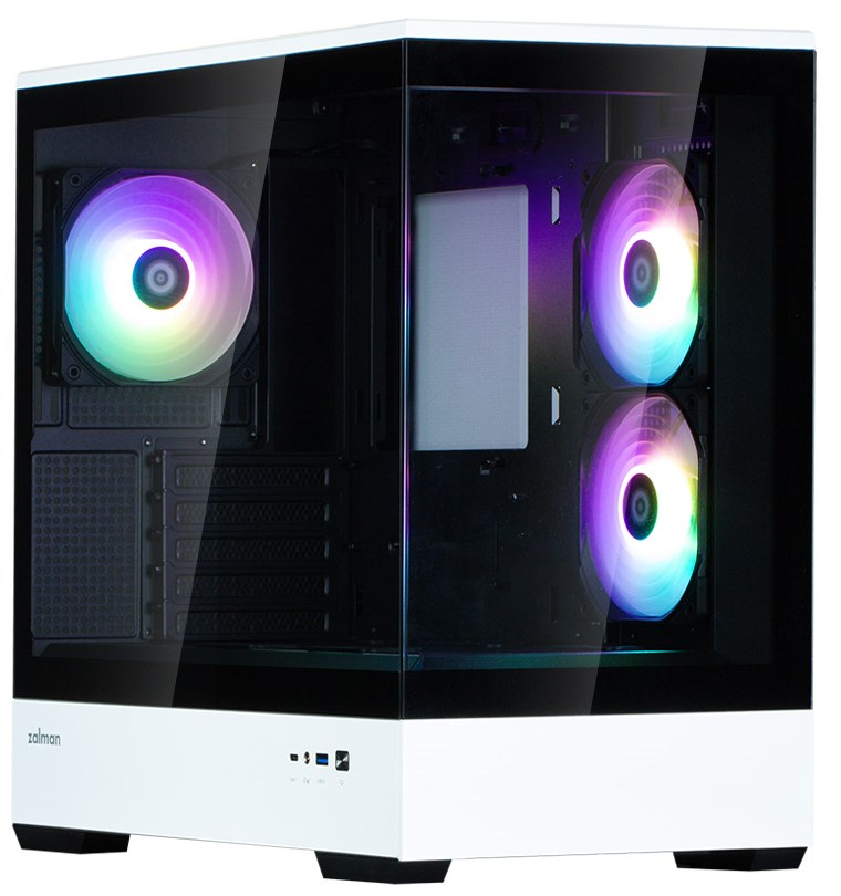 CASE ZALMAN P30 BW mATX Mini Tower Black&White
