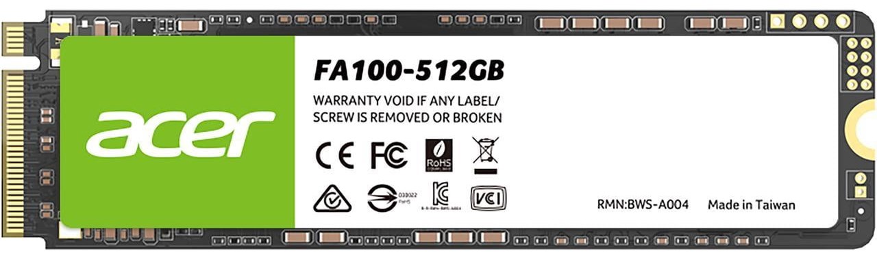 Acer SSD 512GB M.2 PCIe 3.0 2280