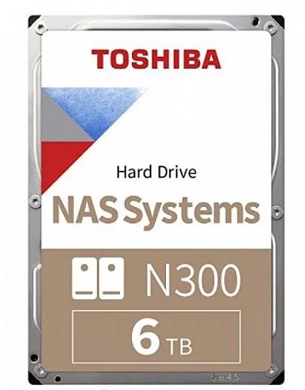 TOSHIBA N300 6TB NAS HDD (128MB-7200RPM)