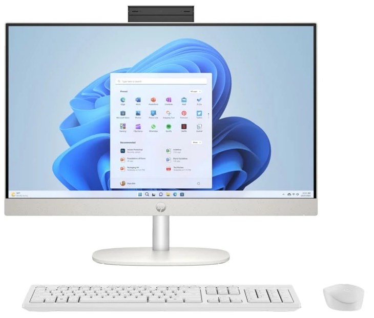 HP AIO 24 FHD Ultra5-125U/16GB (2x8GB)/512SSD/DOS/WHITE/3Y