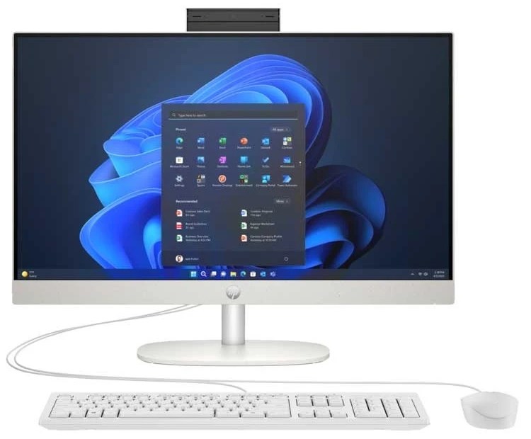 HP AIO ProOne 240 G10 24" FHD i5-1334U/8GB/512SSD/FD/WIFI/ WHITE/3Y