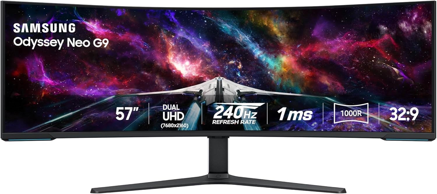SAMSUNG 57" CURVED Odyssey Neo G9 HDMI 2.1X3/DP