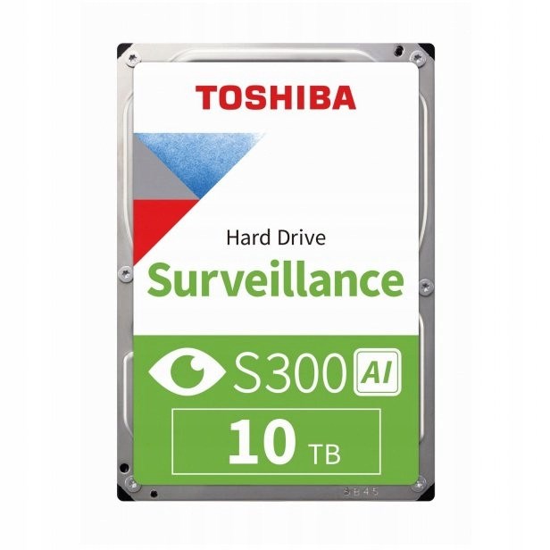 TOSHIBA S300 AI 10TB Surveillance (CMR)