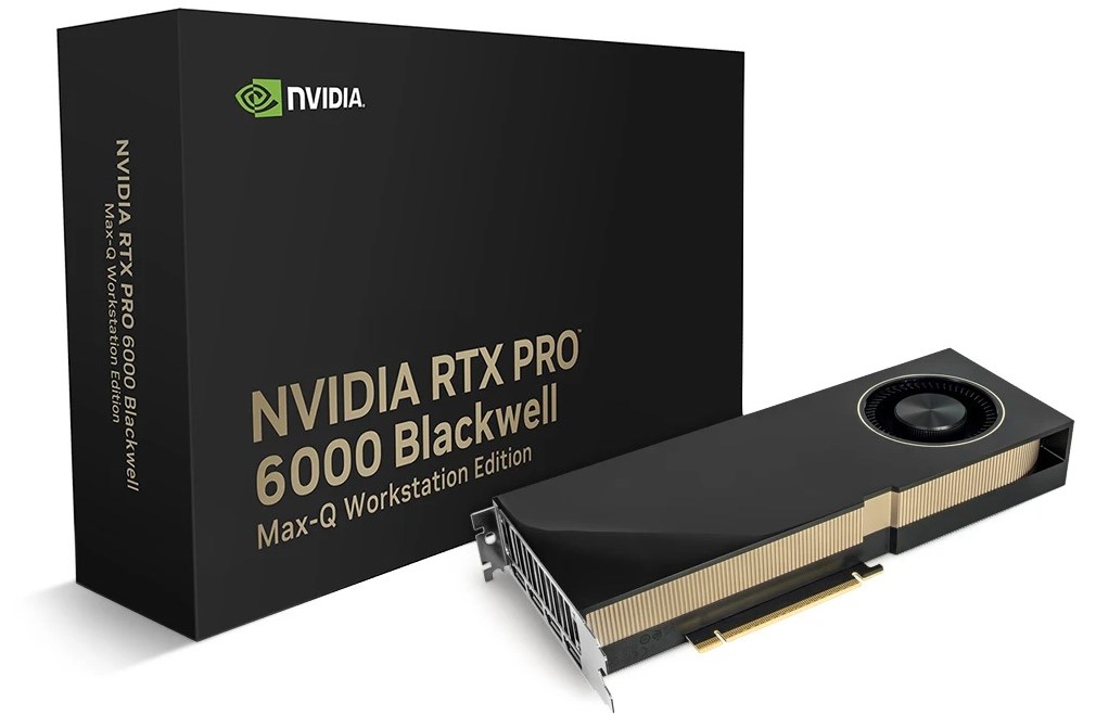 NVIDIA RTX PRO 6000 Blackwell Max-Q Workstation Edition 96GB GDDR7 DP*4 300W
