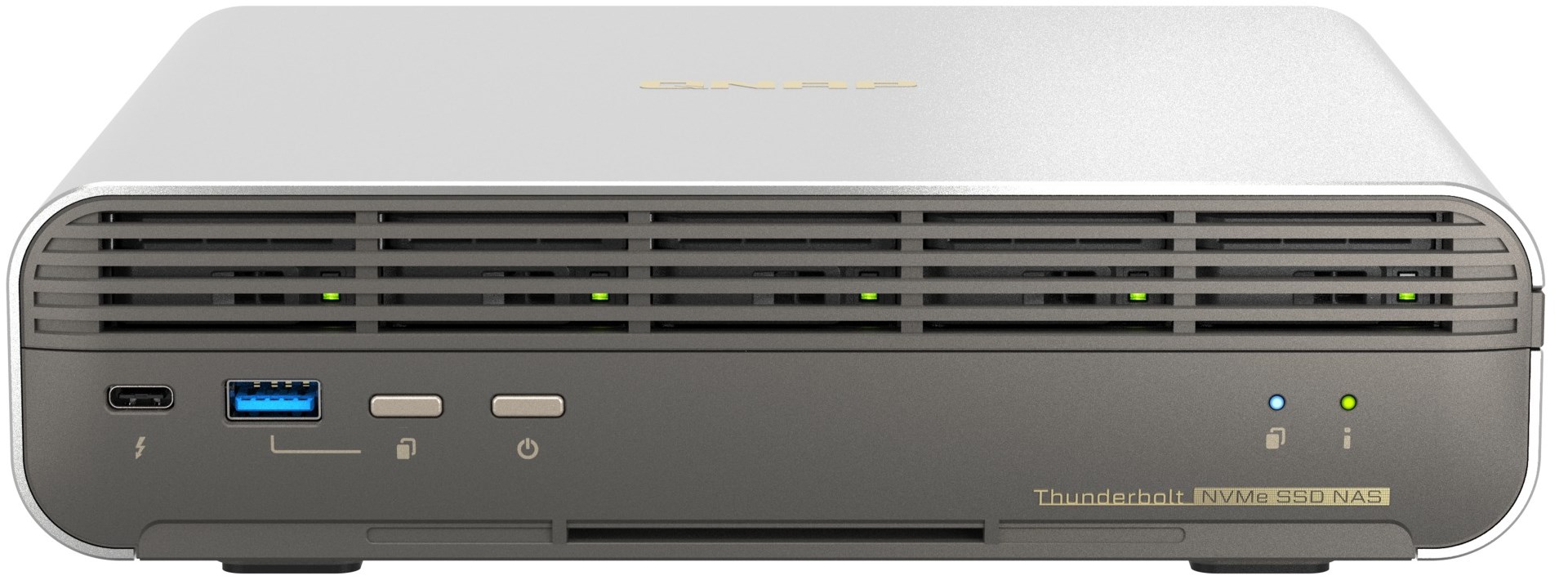 QNAP TBS-h574TX-i5U-16G /5×M.2 NVMe/i5-1235U/16GB/10GbE/Thunderbolt 4