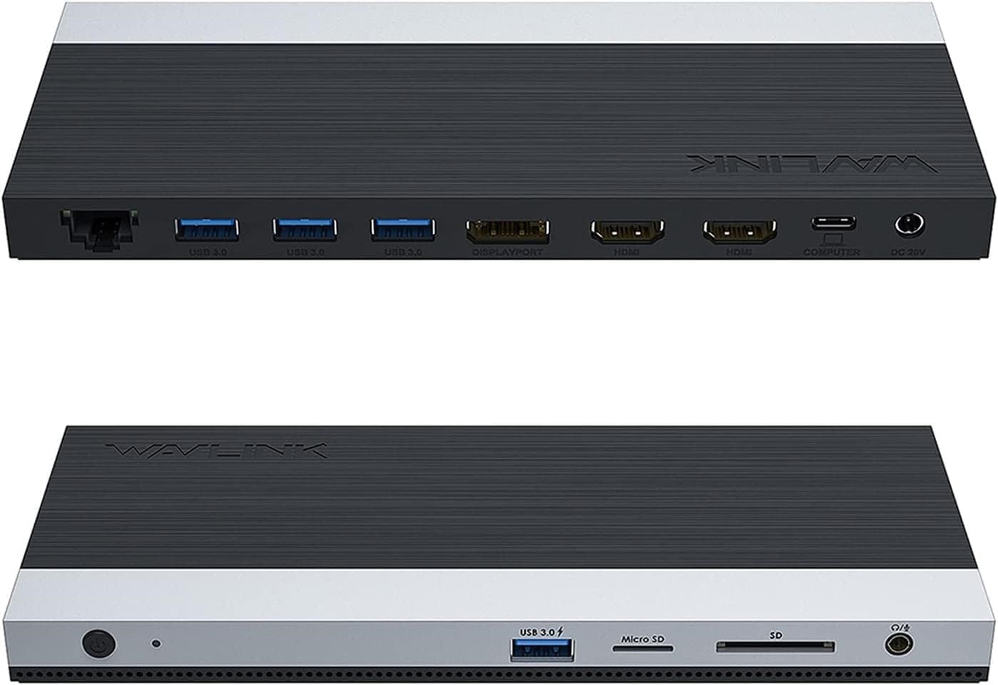 WAVLINK WL-UMD03 USB-C 12IN1 HDMI/DP/VGA/USB ×4/LAN/SD/TF/PD 100W