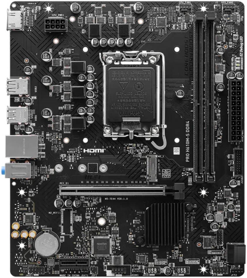MSI PRO H610M-S DDR4 II